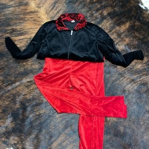 Vintage floral track suit